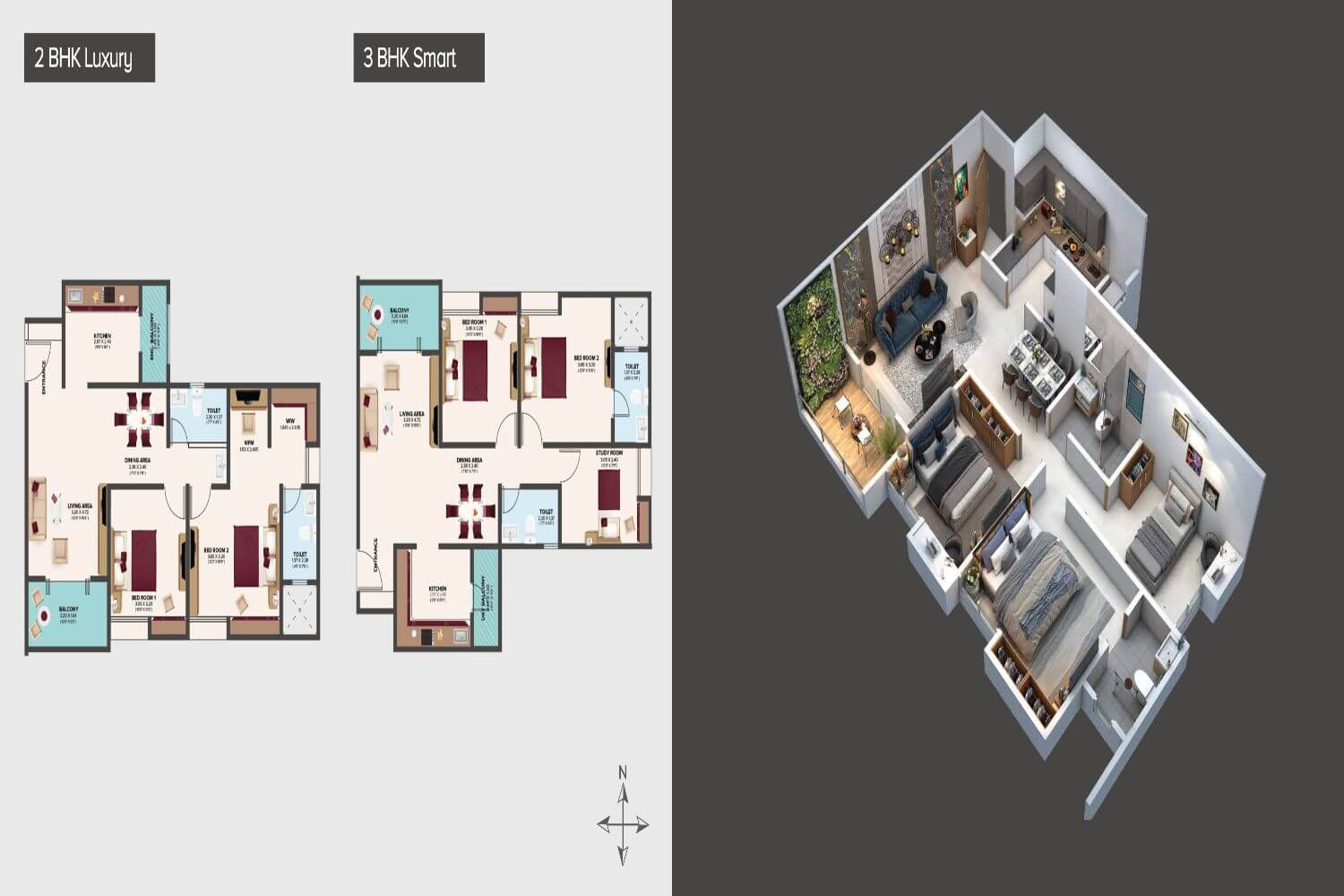 Pristine Allure Floor Plans2